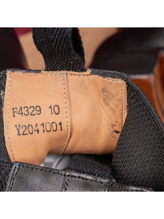 John Varvatos Mens Walker Buckle Chelsea Italian leather Slip Ankle Boots sz 10 main image 9